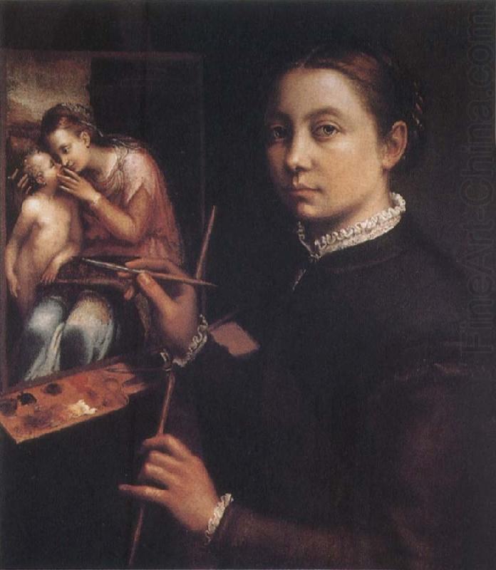 Self-Portrait at the Easel, Sofonisba Anguissola